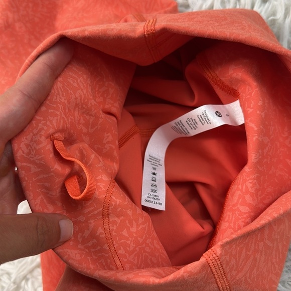 Lululemon Wunder Train High Rise Short 8" Crunch Warm Coral - Picture 4 of 5